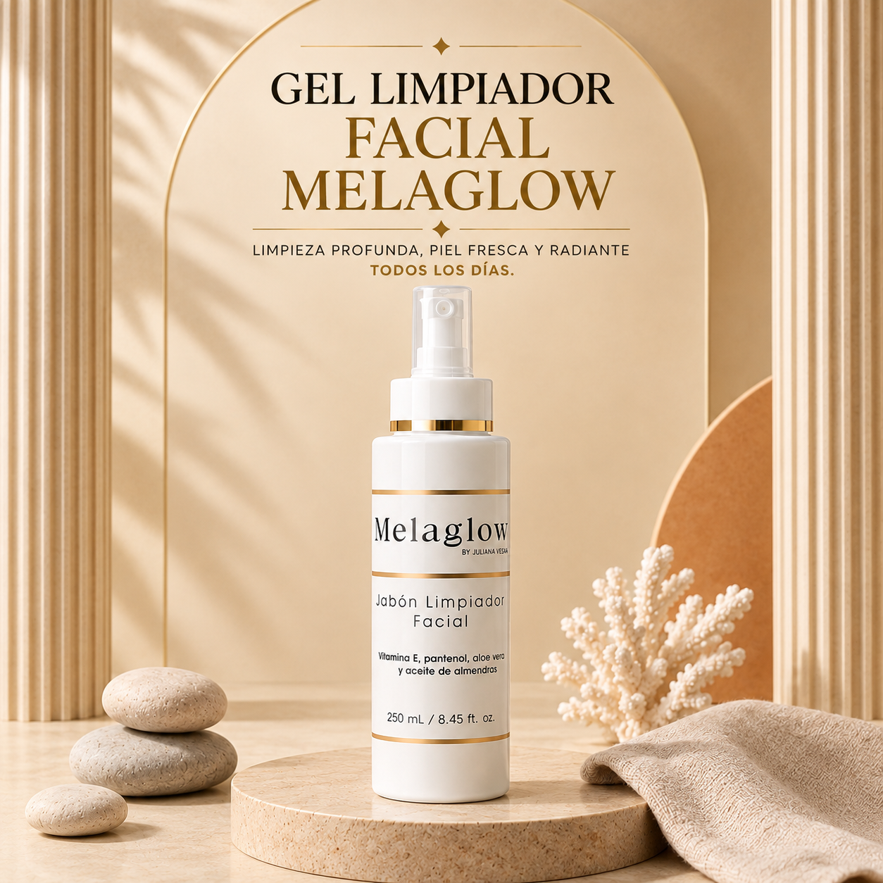 Jabón Limpiador Facial - Melagow