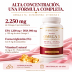 Pack 3 unidades · NutriSkin Omega 3 Premium TG · 180 días